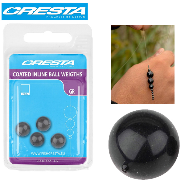 Cresta Coated Inline Ball Weight
